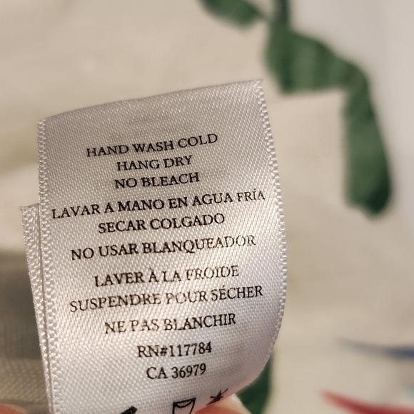 Rails NWT Green Orla Wrap Skirt Linen Blend Birds of Paradise Flower Print sz XS - Picture 13 of 15